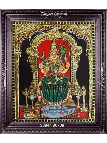 Kamatchi Amman Painting – Authentic South Indian Art